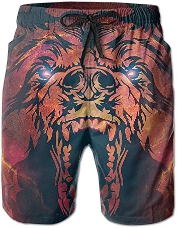 GENTLE Men's Bear Supernova Summer Beach Pants Shorts Thin Fifth Trousers Outdoors Wear