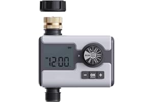 Aqualin Water Timer Garden Irrigation Hose Timer with Rain Delay,Manual,Auto Watering System for Lawns and Pool