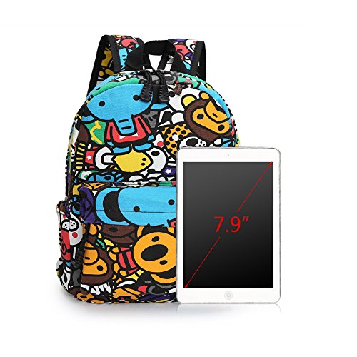 Zicac Sac à dos enfants multicolore multicolore m