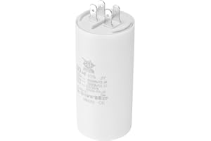 PATIKIL CBB60 30uf Running Capacitor,AC 450V 4 Pins 50/60Hz Double Insert Cylinder Bottom for Air conditioning,Water Pump,Fan Motor Star 96 x 45mm