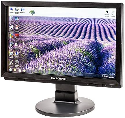 Touch Genie Touchscreen Overlay Brushed Aluminium Frame for 19-Inch Monitor