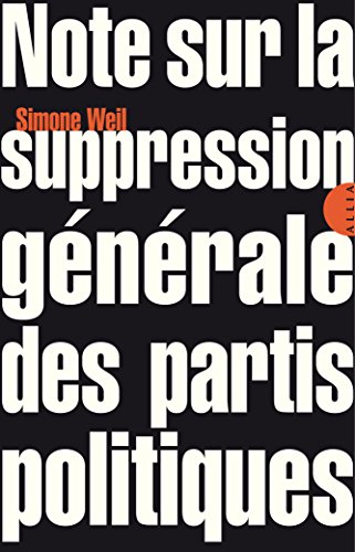 Download Note sur la suppression générale des partis politiques