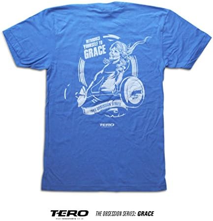 Tero Crossfit T –Shirt, Limited Edition, Grace Design Sports, American Apparel 50/50 T-Shirt, Sky Blue