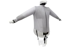 ‎AEOLUS EOLO HOME & PROFESSIONAL Ironing Doll Energy-Saving Model Dries and Irones Automatically Shirts Blouses Polo Sweaters with Warm Air Ironing Station 2 Programmes Energy Class A++ SA03 INOX