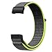 Produktbild Fintie Fitbit Charge 2 Armband - Premium Nylon Atmungsaktive Uhrenarmband Ersatzband mit Verstellbarem Verschluss für Fitbit Charge 2 Smartwatch, Schwarz/Gelb