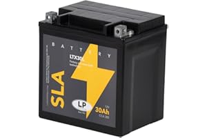 Batterie LANDPORT LTX30L SLA 12V 30Ah kompatibel für Schneemobil Polaris Wide Track, Ranger Artic Cat, Wildcat, HD Chopper YTX30L-BS, YIX30L-BS, YTX30L