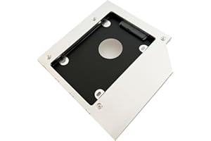 NIGUDEYANG 2ème Disque Dur HDD SSD SATA Optique Baie Cadre Caddy pour Dell Latitude E5440 E5540 E6440 E6540