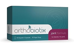 ‎ORTHOBIOTIX orthobiotix joint formula - mit Glucosamin, Chondroitin, MSM, Hyaluronsäure und 10 weiteren Nährstoffen - 90 Kapseln hochdosiert