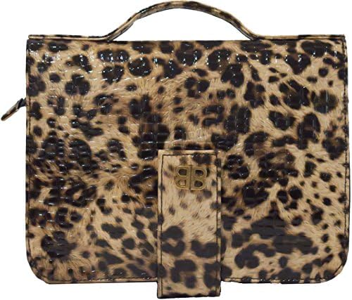 Bagabook Leopard Book Notepad Journal cover w Unique Hand Strap Executive Collection