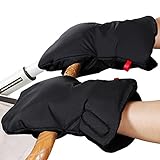 manoplas carro bebe polipiel Guantes de polar Polar, el material es suave y cómodo, no se caerá fácilmente.