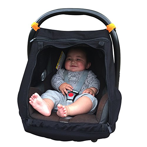 SnoozeShade Sunshade and Sleep Aid for Infant Car Seats (Group 0/0 Plus)
