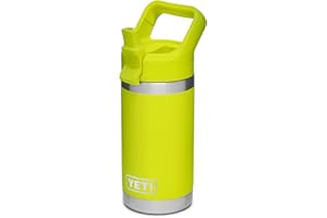 YETI Rambler Jr. 12 oz Kids Bottle, with Straw Cap, Chartreuse