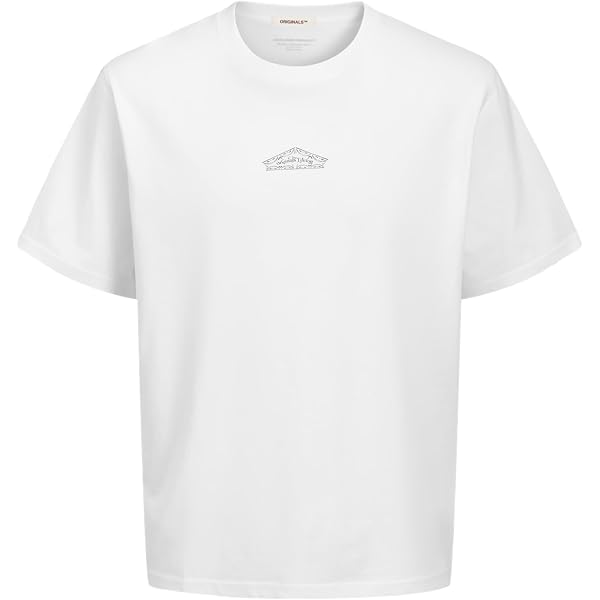 JJ Rebel Jrebrebel Logo Tee SS Crew Neck Noos per Uomo, Nero (Black), L