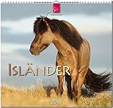 ISLÄNDER: Original Stürtz-Kalender 2018 - Mittelformat-Kalender 33 x 31 cm by 