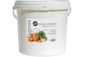 Agro Sens Poudre d'os, Engrais Naturel phosphore et Calcium. Seau 8 kg