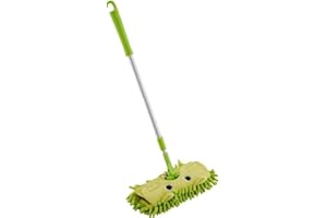 PiniceCore Kinder Mopp-Besen-Set Baby-Mini Fegen Hausreinigung Spielzeug Set Extensible Tablet Drag Pretend Play-Spielzeug