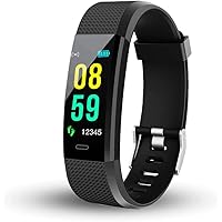 Sprinto DW23 ID115 Plus V5.0 Bluetooth Fitness Band Smart Watch Tracker with Heart Rate Sensor Activity Tracker…