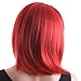Songmics New Fashion Lady's Wig Female Straight Long 40 cm Red WFY139