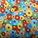 Waterproof Reusable Baby Cloth Diaper Bag Double Zipper Colorful Circles Pattern