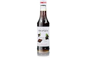 MONIN Sirop de Chocolat pour Cocktail, Cappuccino et Chocolat Chaud - Arômes Naturels - 25cl