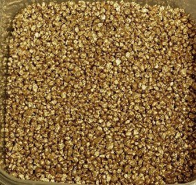 Granulat metallic 2-3mm/ kleine Dekosteine 0,5 KG GOLD