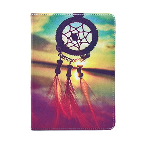 iPad Air Hülle, Deenor Dreamcatcher Design PU Leder Abdeckung Stand Flip Schutzhülle Hülle für Apple iPad Air iPad 5. (Dreamcatcher) - 2