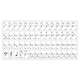 Neewer Klavier Keyboard Musik Hinweis komplettes Aufkleber...
