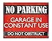 Produktbild Berg67Pater No Parking Garage in konstante Verwendung Nicht Behindert Sign Dekoration 20,3 x 30,5 cm Aluminium Metall blechschild Teller