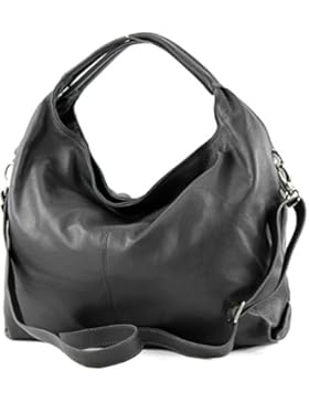 modamoda de - ital. Ledertasche Damenhandtasche Schultertasche Damentasche Nappaleder DS26