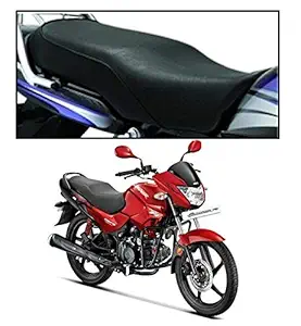 PINZU Black Motorcycle Seat Cover for Hero Glamour FI