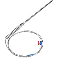 K-Type Thermocouple Sensor M8 Thread Galvanised Temperature Sensor 8 mm Diameter Thread 0-400 °C (1 m)