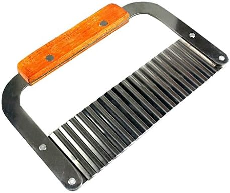 Wooden handle soap making cutter, Pastry Cooking Dough Scraper- POPURO (TM)