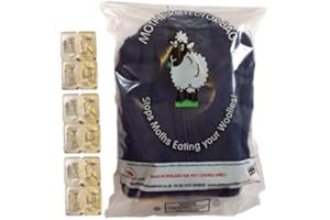 PCD 12 x Moth Proof Sweater Storage Bags UK made (w/Acana Moth Killer Sachets) …