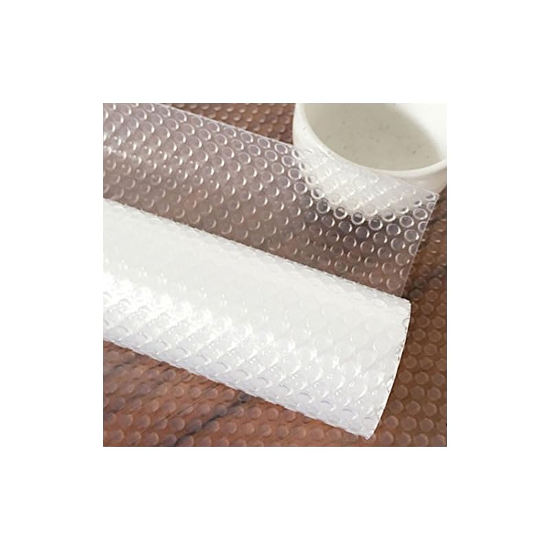 Funwill Eva Rutschfeste Matte Antimehltau Antibakterielle Ungiftige Und Geruchlose Schubladenmatte Fr Regale Schrnke Und Schubladen Antirutschmatte Wasserdicht 150 X 30 Cm Transparent