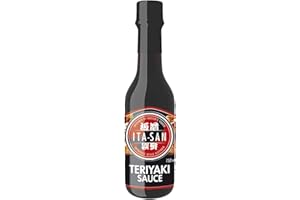 ITA-SAN Salsa Teriyaki, salsa sazonadora con aromas orientales, para platos asiáticos o como salsa para sushi, 12 x 150 ml