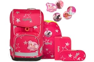 ‎ERGOBAG ergobag Cubo Light Schulranzen-Set 5 tlg. inkl. Klettie-Set