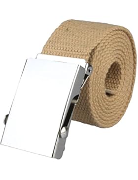 Stoffgürtel für Damen und Herren uni oder gestreift | 4cm breit wählbar von 70 - 140cm Länge in über 20 Farben