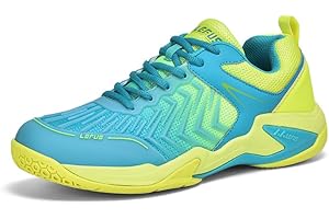 Xuanke Tennisschuhe Halle Herren Atmungsaktiv rutschfest Sportschuhe Damen Badminton Schuhe sandplatz Trainerschuhe