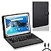 Produktbild Wireless Bluetooth V 3.0 Keyboard Tastatur kabellos Ultra dünn ergonomisches Design deutsche QWERTZ Tastatur mit praktischer Schutzhülle , Tablet Modell für:Acer Iconia Tab 10 A3-A30