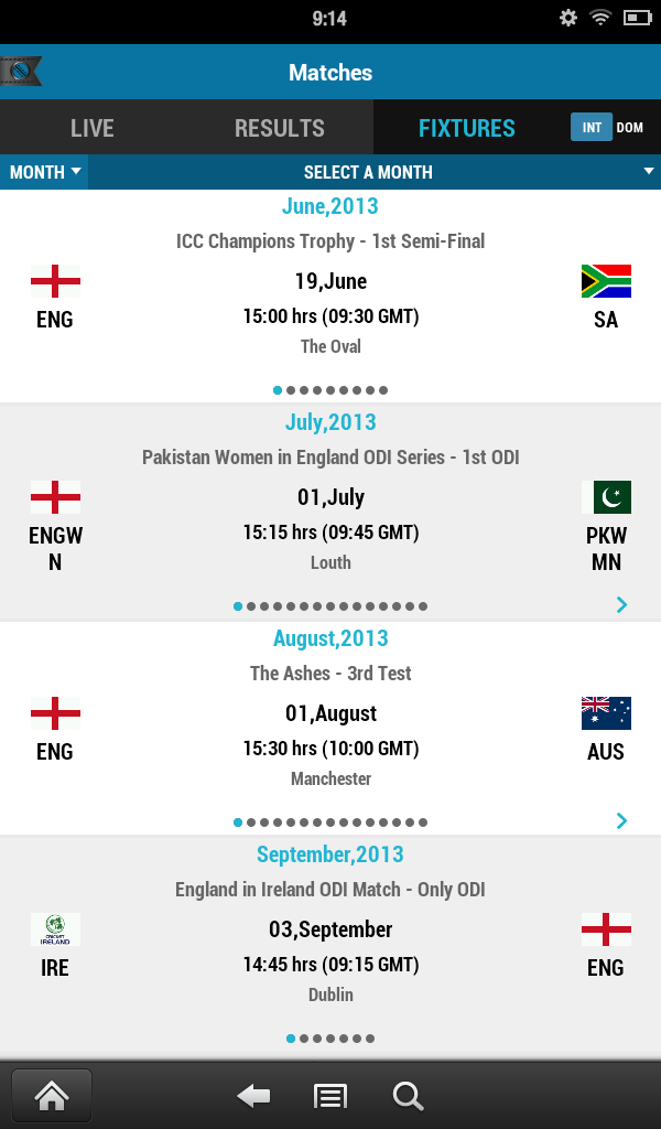 The Official ESPNcricinfo App Amazon.co.uk Appstore for Android