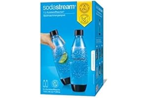 SodaStream Pack de 2 Bouteilles 1L Lave-Vaisselle Fuse