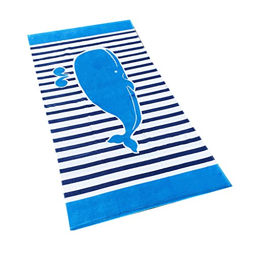 Preisvergleich Produktbild Kinder Bade Strandtuch Badetuch - Jungen Mädchen Bademantel Handtuch Badeponcho 100% Baumwolle Enfant Schwimmen Surfen Sport Reisedecke
