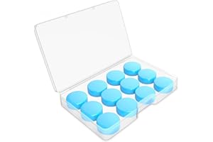 YPYMOD 6 Pares Tapones Oidos Ruido Dormir de Silicona, Para Dormir, Nadar, Estudiar, Antironquidos(Azul)