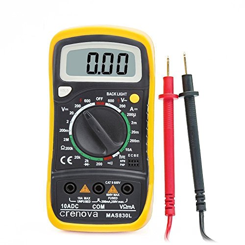 Voltmetro Digitale YB5135DB - Tester Tensione DC Con Display LED Retroilluminato E 7 Range Di Misura - Foto 8