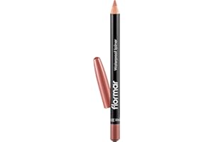 Flormar Waterproof Lipliner – Matita Labbra Lunga Durata per Contorno Preciso – Texture Cremosa Anti-Sbavature – Per Tutti i Toni di Pelle – Matita Labbra Naturale Lunga Tenuta, 201 Naturally Nude