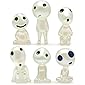 Baum Elfen Puppe,6 Pcs Mini Gartendeko Prinzessin,Prinzessin Mononoke Leuchtende Baum Elfen Puppe,Aus Kunstharz…