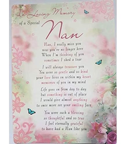 Happy Birthday Grandad Memorial Graveside Poem Keepsake Card Includes - View #5
