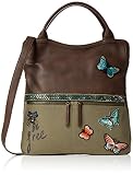 Desigual BOLS_CORDOBA Saturyay, Bolso Bandolera para Mujer, Verde (4026), 6x36x27 cm (B x H x T)