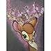 Produktbild HYDWX Malen nach Zahlen für Senior Junior Anfänger Ebene, Malen nach Zahlen Set Cartoon Deer mit Pinsel Farben und Leinwand Home Decor 16X20 Zoll Frameless