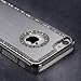 Produktbild Hochwertiges Luxus Glitzer Schutzhülle mit Schmucksteinen (Silber) für iPhone 5/5S von TB1 Products